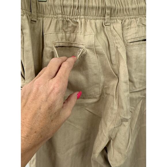 Blue velvet Berlin NWT Small Cargo jogger Beige Khaki 100% Cotton - Picture 12 of 14